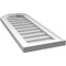 Ekena Millwork Octagonal Top Surface Mount PVC Gable Vent w/ 2"W x 1-1/2"P Brickmould Frame, 12"W x 32"H GVPOT12X3202SN - alternate 5
